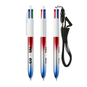 BIC® 4 Colours® Flags Collection with Lanyard