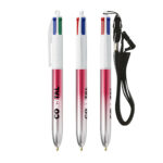BIC® 4 Colours® Bicolor with Lanyard