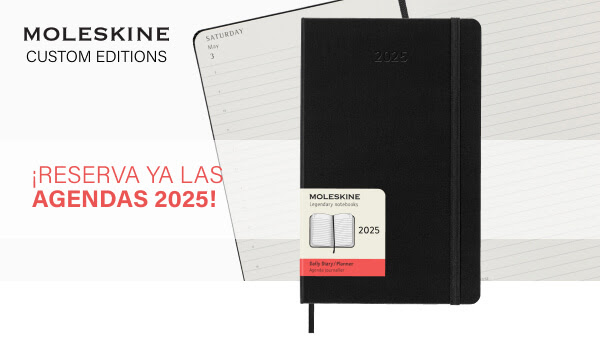 Reserva tu agenda Moleskine 2025 en MARCAGRAFiC.com