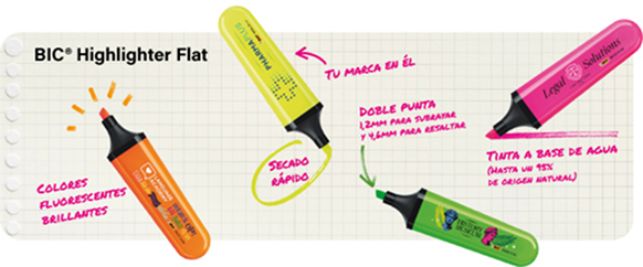 BIC® Highlighter Flat