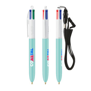 1134 BIC® 4 Colours® ECO + lanyard