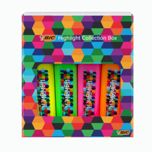 BIC® Highlight Collection Box 4 units